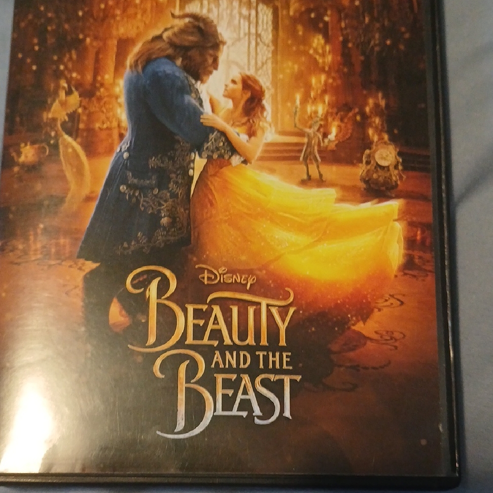 Disney Beauty and the Beast DVD with Blue and Yellow Cover